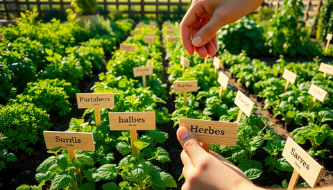 Innovative Ways to Label Your Kitchen Garden Plants