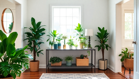 How to Style your Entryway with Plants and Decor Accessories