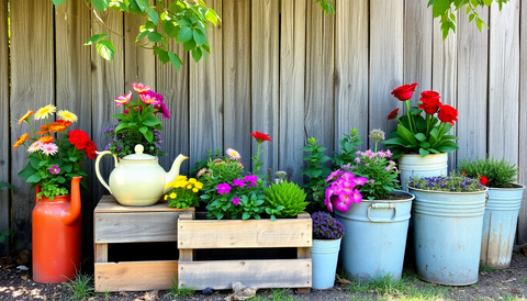 Different Ways to Repurpose Old Pots for a Rustic Look