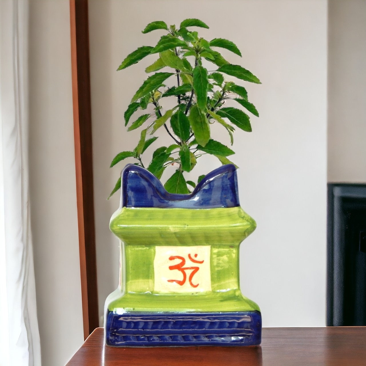 Ceramic Tulsi Plant Pot