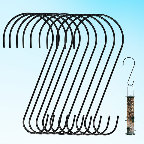 ecofynd S-shaped Pot Extension Hooks, 12"