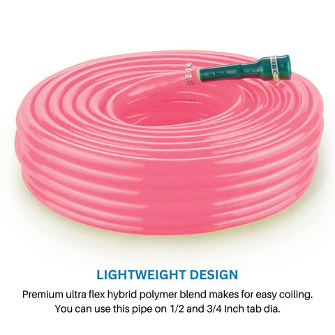 Pink Flexible PVC Water Pipe