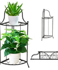 ecofynd Cruz Metal Planter Stand