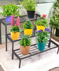 ecofynd Jasper Metal Planter Stand