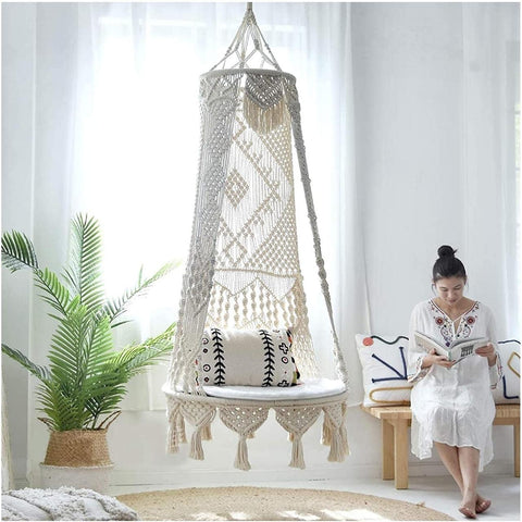 Premium Luxury Macrame Swing Hammock