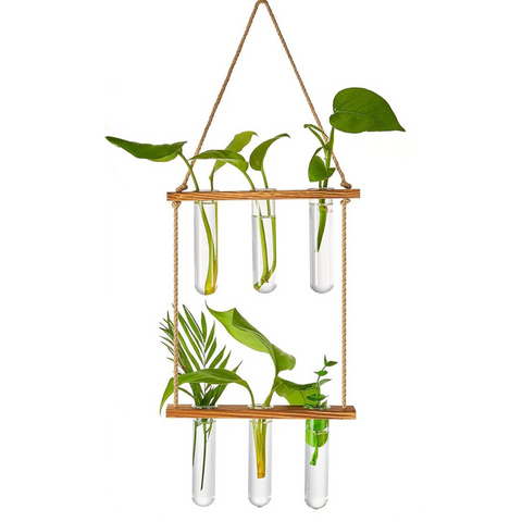 ecofynd 2-Tier Wall Hanging Test Tube Planter