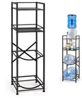 ecofynd 2 Tier Water Dispenser Stand with 2 Top Shelf