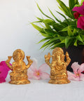 ecofynd Lord Ganesh Goddess Lakshmi Pair Idol