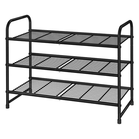 ecofynd 3-Layer Metal Shoe Rack