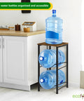 ecofynd 2 Tier Water Dispenser Stand with Top Shelf