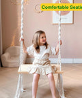 ecofynd Macrame Swing Chair for Adults & Kids