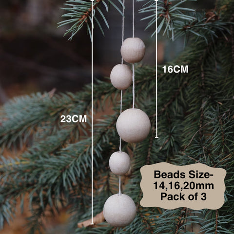 ecofynd Wooden Bead Ornament