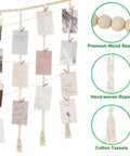 Ecofynd Berlin Macrame Photo Display Wall Hanging