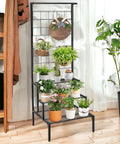 ecofynd Bloom 4 Tier Metal Planter Stand