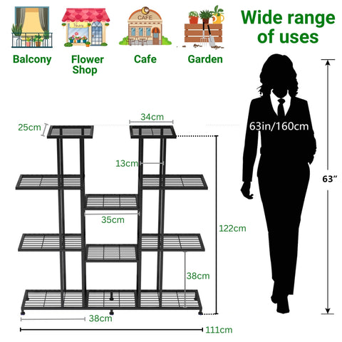 ecofynd Zura Metal Planter Stand