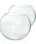 ecofynd 6 Inch Glass Terrarium Bowl