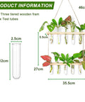 ecofynd 2-Tier Wall Hanging Test Tube Planter