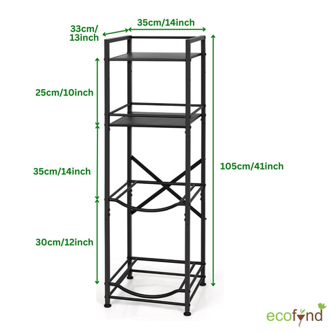 ecofynd 2 Tier Water Dispenser Stand with 2 Top Shelf