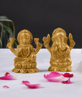 ecofynd Lord Ganesh Goddess Lakshmi Pair Idol