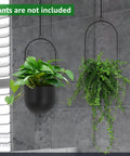 ecofynd 6 Inch Metal Hanging Planter