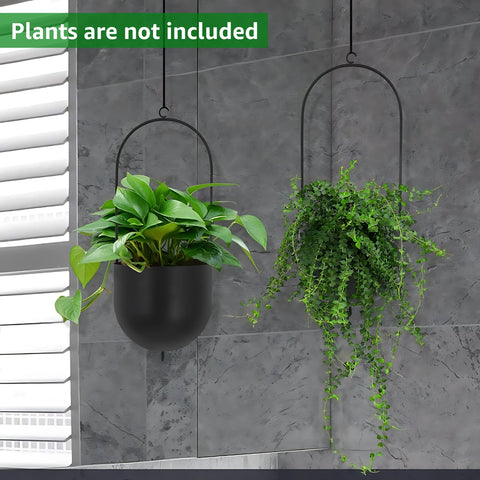 ecofynd 6 Inch Metal Hanging Planter