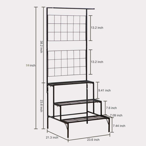 Bloom 4 Tier Metal Planter Stand