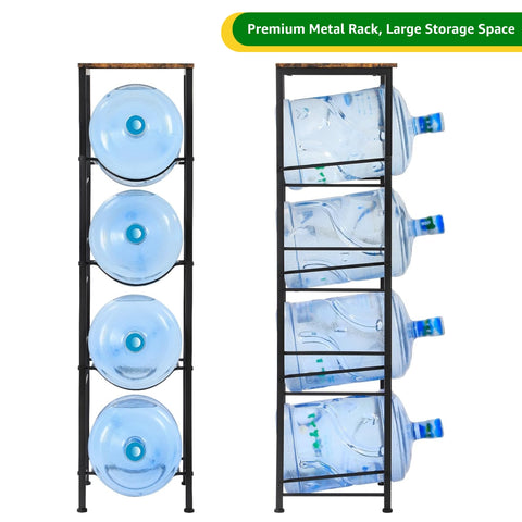 ecofynd 4 Tier Water Dispenser Stand with Top Shelf