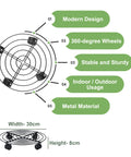 ecofynd Round Metal Plant Stand