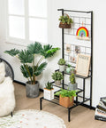 ecofynd Bloom 4 Tier Metal Planter Stand