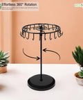 Ecofynd Metal Rotating Jewelry Organizer Stand