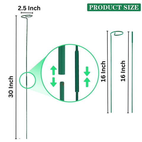 Ecofynd Metal Plant Stakes