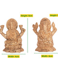 ecofynd Lord Ganesh Goddess Lakshmi Pair Idol