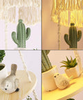 ecofynd 3 Tier Plant Hanger with Cotton Chandelier