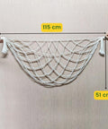 Ecofynd Macrame Soft Toy Organizer | Toy Hammock