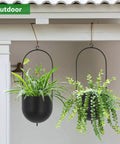 ecofynd 6 Inch Metal Hanging Planter