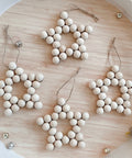 ecofynd Wooden Bead star Ornament