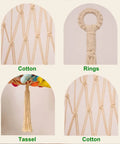 Ecofynd Macrame Soft Toy Organizer | Toy Hammock