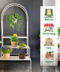 ecofynd 3 Tier White Arbow Metal Plant Stand