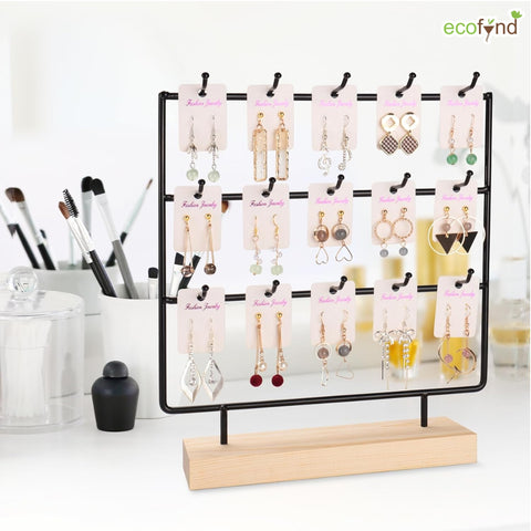 Ecofynd Metal 3 Layer Jewelry Organizer Stand