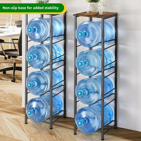 ecofynd 4 Tier Water Dispenser Stand with Top Shelf