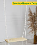 ecofynd Macrame Swing Chair for Adults & Kids