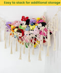 Ecofynd Macrame Soft Toy Organizer | Toy Hammock