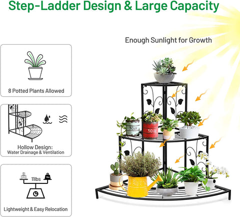 Zen Metal Planter Stand