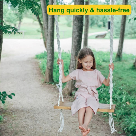 Macrame Swing Chair for Adults & Kids