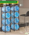 ecofynd 4 Tier Water Dispenser Stand with Top Shelf