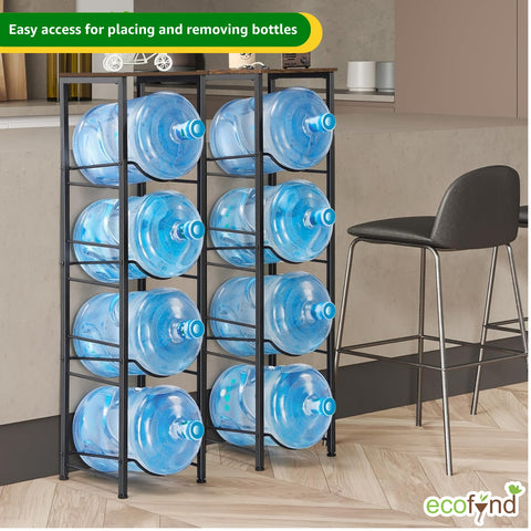 ecofynd 4 Tier Water Dispenser Stand with Top Shelf