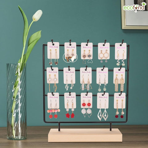 Ecofynd Metal 3 Layer Jewelry Organizer Stand