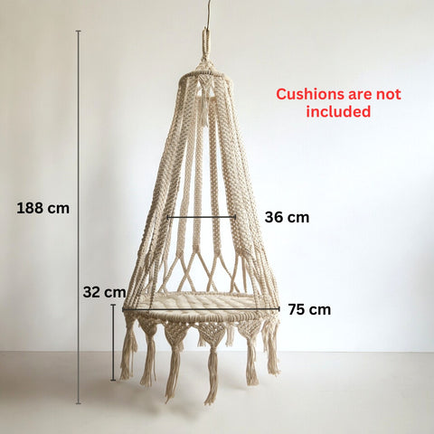 Premium Luxury Macrame Swing Hammock