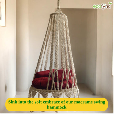 Premium Luxury Macrame Swing Hammock