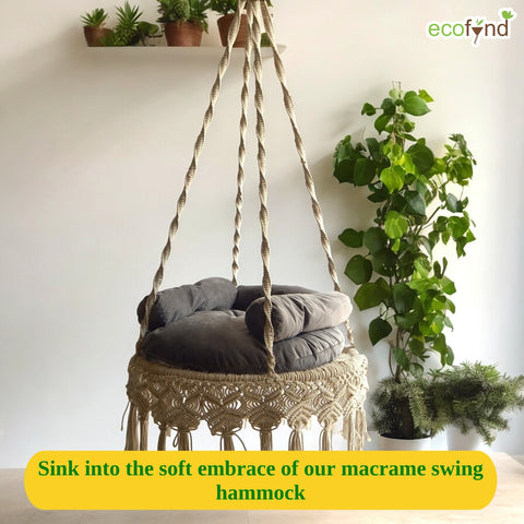 Premium Luxury Macrame Swing Hammock